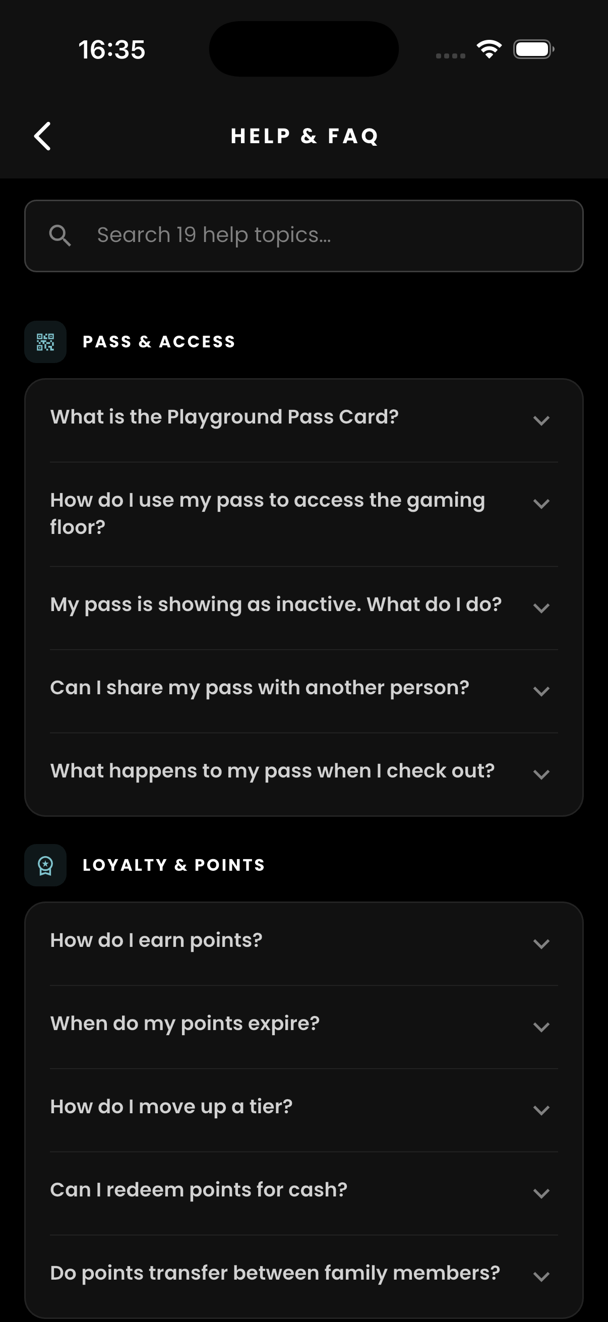 App screenshot